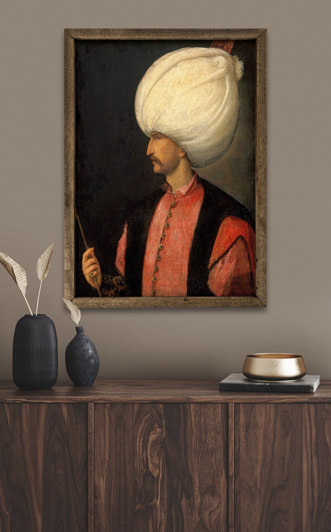 Kanuni Sultan S leyman Muht em S leyman Portre Ah ap Tablo Kanuni Sultan S leyman Muht em S leyman Portre Ah ap Tablo