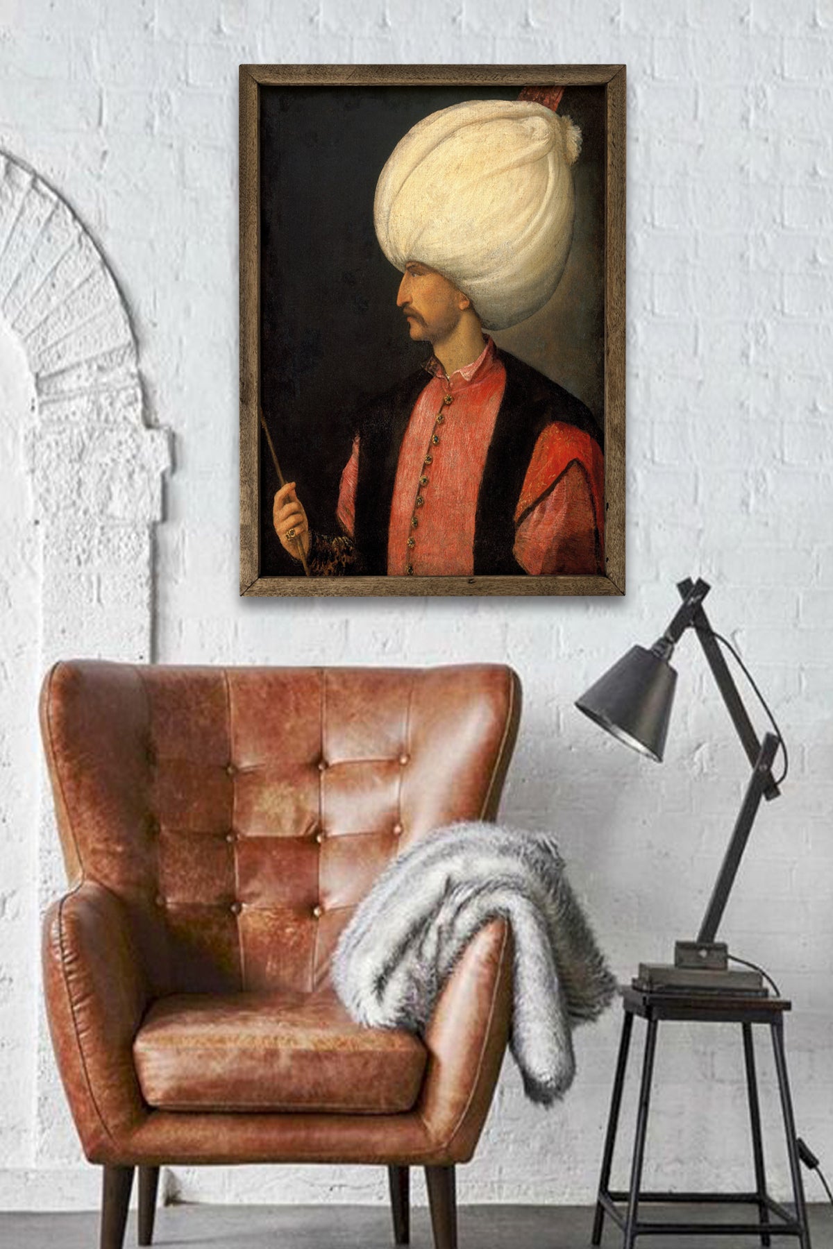 Kanuni Sultan S leyman Muht em S leyman Portre Ah ap Tablo Kanuni Sultan S leyman Muht em S leyman Portre Ah ap Tablo