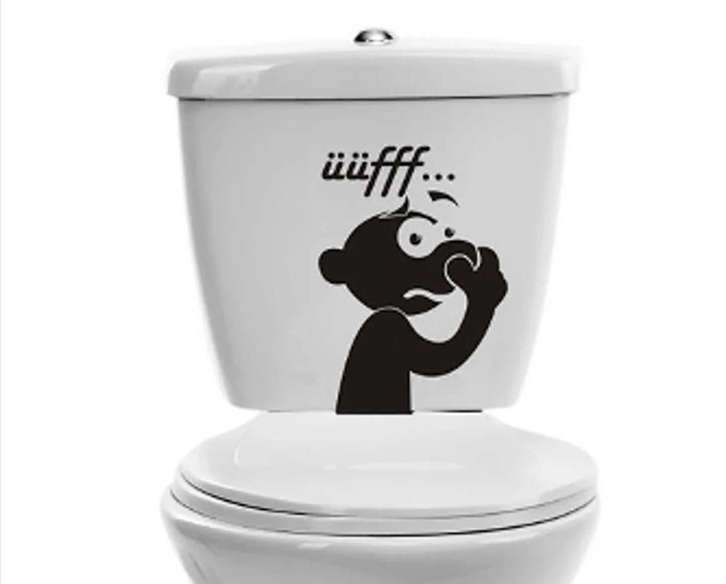 Uff Koku Dekoratif Klozet Banyo Dekoratif Sticker